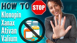 5 Steps to Withdrawal SAFELY from Benzodiazepines  Xanax Ativan Klonopin Valium [upl. by Lledroc]