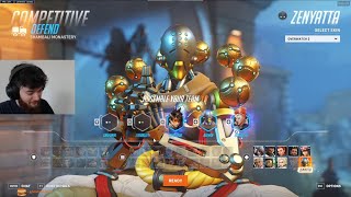 DAFRAN INSANE BAPTISTE  ZENYATTA OVERWATCH 2 GAMEPLAY SEASON 10 TOP 500 [upl. by Amaryllis251]