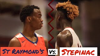 St Raymond’s vs Stepinac ft Rj Davis Adrian Griffin Gary Grant amp Malachi Smith [upl. by Lyrrad]