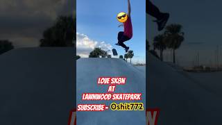 In the bowl at Lawnwood skatepark  skateboarding subscribe [upl. by Keverian]