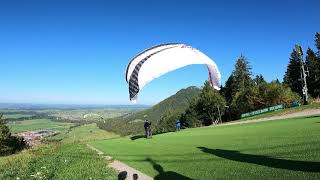 Mit dem Roller zum Gleitschirmfliegen an Buchenberg im Allgäu [upl. by Jahncke625]