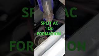 Split ac ice formation in hindi howtoservicesplitairconditionerathome splitac airconditioning [upl. by Arama]