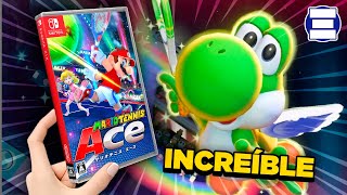 PROBAMOS el JUEGO MÁS RARO de MARIO BROS 🤪  Mario Tennis Aces [upl. by Teerprug]