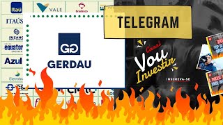 GGBR4GGBR3 GERDAU  GRUPO TELEGRAM  CANAL VOU INVESTIR [upl. by Bethezel]