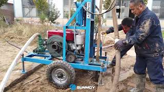 HF260D water well drilling rig sunmoy boreholedrilling waterdrilling [upl. by Tolecnal320]