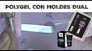 Uñas de Polygel con molde Sistema Dual [upl. by Tanner]