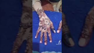 foryou viralshort mehndi Beautiful Mehdi design [upl. by Euqinmod]