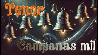 CAMPANAS MIL  TENOR  LYRICS  PIANO ROLL SynthV Cover SAROS [upl. by Keily36]