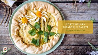 Torta salata con sparagi e patate [upl. by Mulvihill]