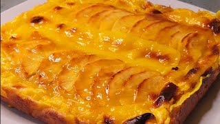 EL POSTRE DE MANZANA 🍎 MÁS RICO Y FÁCIL EN 5 MINUTOS CON 3 MANZANAS y 2 HUEVOS TARTA DE MANZANA 🤤 [upl. by Quennie]