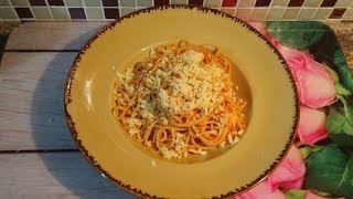 Domates Soslu Spagetti Makarna Tarifi Nasıl Yapılır [upl. by Ramas916]