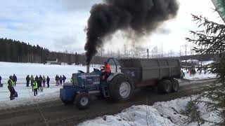 Traktorien mäkivetokisat 163 Vieremän Pöytämäki  Ford 8000 veto3 [upl. by Ahsias341]