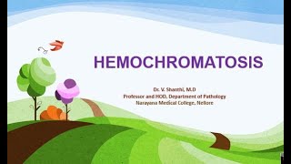 HEMOCHROMATOSIS  By DrVShanthi [upl. by Cosenza45]