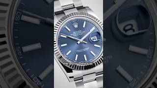 Why did Rolex name this “DateJust” 🤔 [upl. by Rudiger]