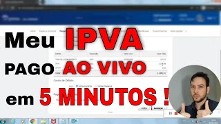 Como pagar o IPVA pela INTERNET  Mais FÁCIL e PRÁTICO [upl. by Eijneb]