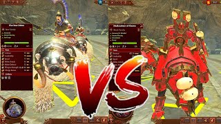 War Bear Riders vs Skullcrushers of Khorne Battle Testing Total War Warhammer 3 [upl. by Graces]