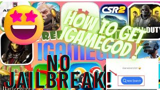 HOW TO GET IGAMEGOD ON NONJAILBROKEN DEVICE HACK MANY GAMES WITHOUT JAILBREAK [upl. by Temple]