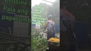 Bagyung Kristine shortvideo nature calamity highlights fyp [upl. by Kcirted816]