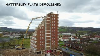 Hattersley flats  end of an era  Mavic pro [upl. by Ilrebma]