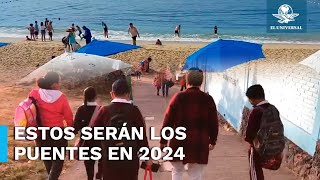 ¿Cuándo será el primer puente vacacional de 2024 [upl. by Stefanac]