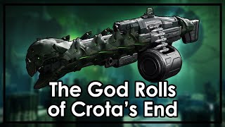 The God Roll Weapons of Crotas End And There Are A Lot of Them [upl. by Idrahs]