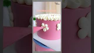 Very Easy Cake Design cake cakedecorating cakedesign shorts shortvideo shortsvideo short [upl. by Eichman]