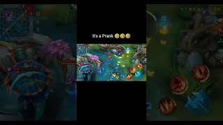 Its a Prank 😂😂 shorts mobilelegends mlbb [upl. by Savart]