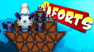 INTENSE FORT BATTLES  Forts Gameplay  Forts Campaign [upl. by Tnecnivleahcim]