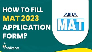 How to Fill MAT Application Form 2023 [upl. by Kucik]