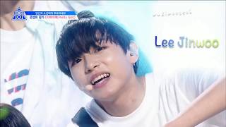 韓繁中字 이뻐이뻐 Pretty Girl  크레파스 Crayon Produce X 101 lyrics 中文字幕歌詞 [upl. by Coplin]