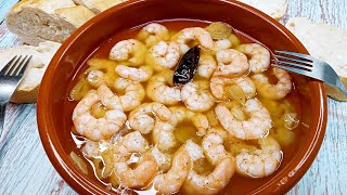 GAMBAS AL AJILLO 🍤 Como hacer Gambas al Ajillo 🍤 Receta [upl. by Ahselak]