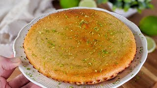 Gâteau citron vert  sans farine ni gluten  Recette très rapide et délicieuse [upl. by Ziana]