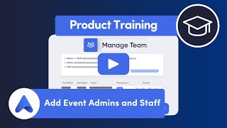 Add Event Admins and Staff [upl. by Fanni]