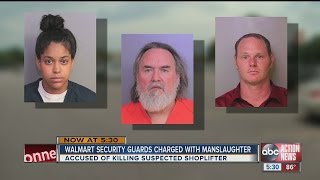 Three Lakeland Walmart employees charged with shoplifters death [upl. by Eleni]