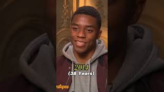 Chadwick Boseman Through The Years chadwickboseman throughtheyears evolutionchallenge foryoupage [upl. by Dahij]