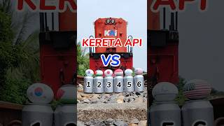 KOREA VS PALESTINA VS JEPANG VS INDONESIA VS ISRAEL VS AMERIKA VERSI KERETA API viralvideo shorts [upl. by Leima]