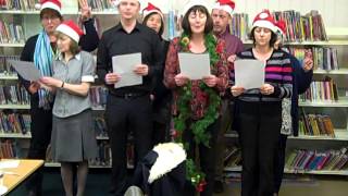 The school librarians sing 12 Days of Christmas [upl. by Utas]