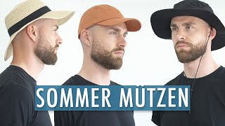 TOP 4 SOMMERMÜTZEN ● Styling Tipps für Männer [upl. by Ephrem]