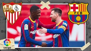 Sevilla vs Barcelona  LALIGA HIGHLIGHTS  2272021  beIN SPORTS USA [upl. by Anayt9]