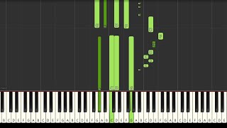 Learn Smooth Jazz Piano improv  2 Ab major Synthesia Piano tutorial [upl. by Aniat]