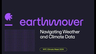 Webinar Navigating Weather and Climate Data [upl. by Louisette]