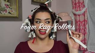 DIY Foam Rag Rollers [upl. by Husein]