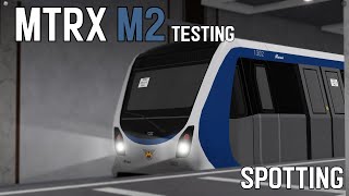 MTRX M2 Testing 13022302 Efectuand Probe la statia Aviatorilor [upl. by Derdle360]