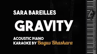 Sara Bareilles  Gravity Piano Karaoke Version [upl. by Eegnat]