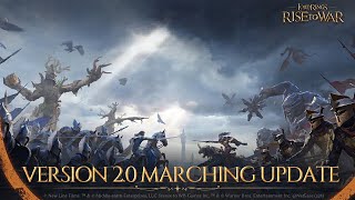 Marching in Version 20 ｜The Lord of the Rings Rise to War [upl. by Zephaniah]