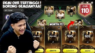 AKU TOP UP 2 JUTA DEMI OVR TEAM 110 TAMATIN PACK RENTETAN BALLON DOR WORTH IT  EA FC MOBILE 25 [upl. by Conlan353]