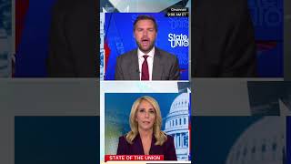 JD Vance Confronts Dana Bash Stop Interrupting—Let Me Answer the Questions [upl. by Toy252]