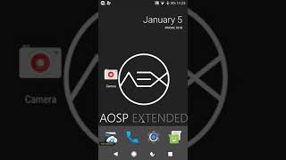 AOSP Extended ROM for Moto G4 Play [upl. by Ayeki852]