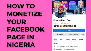 How to Monetize your Facebook page in Nigeria [upl. by Amandie]