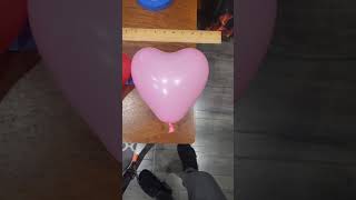 comparing Qualatex vs Sempertex Vs Decomax heart balloons [upl. by Nwahsed461]